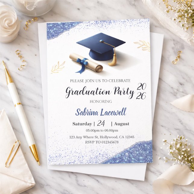 Graduation announcement, class of 2026 inbjudningar (Skapare uppladdad)