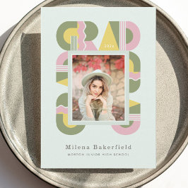 Graduation announcement class of 2026 modern meddelande