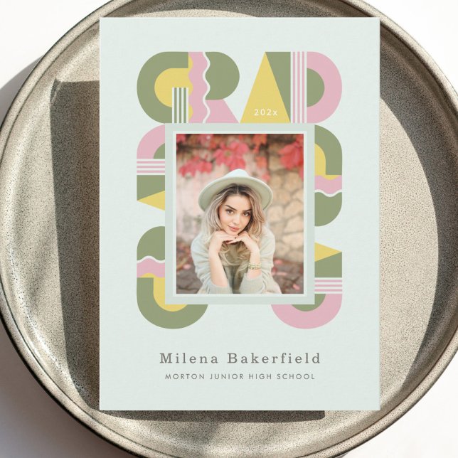 Graduation announcement class of 2026 modern meddelande (Skapare uppladdad)