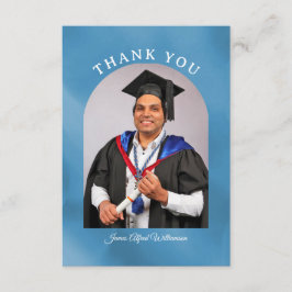 Graduation Arch Thank You card Kort