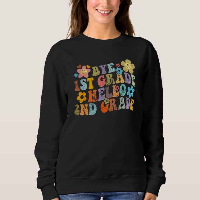 Graduation Bye 1st Grade Hello 2nd Grade Back to S T Shirt (Framsida)