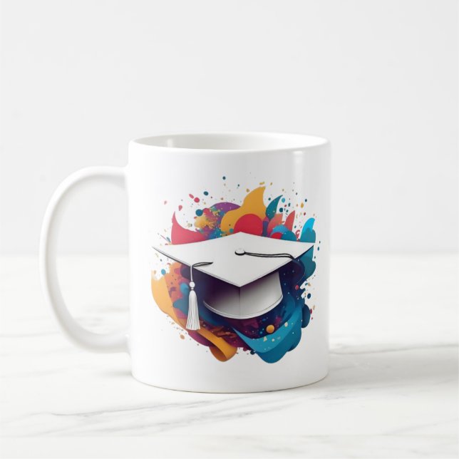 Graduation Cap Mug Kaffemugg (Vänster)