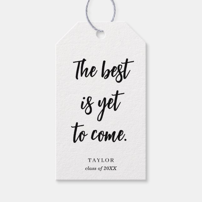 Graduation Centerpiece Grad Party 2026 Decoration  Presentetikett (Framsidan)