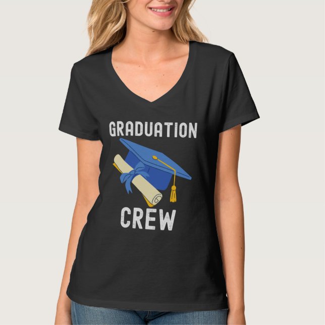 Graduation Class School Quotes Family Outfit T Shirt (Framsida)