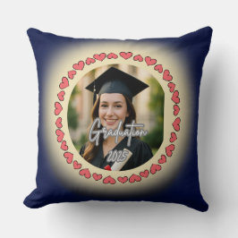 Graduation Custom Photo Throw Pillow Kudde