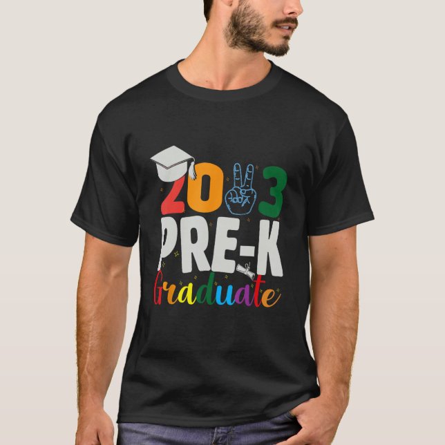 Graduation Day Pre K Graduate Last Day of School 6 T Shirt (Framsida)