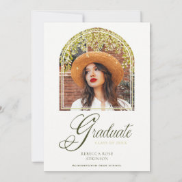 Graduation Fancy Arch Effect Wisteria Flowers  Inbjudningar