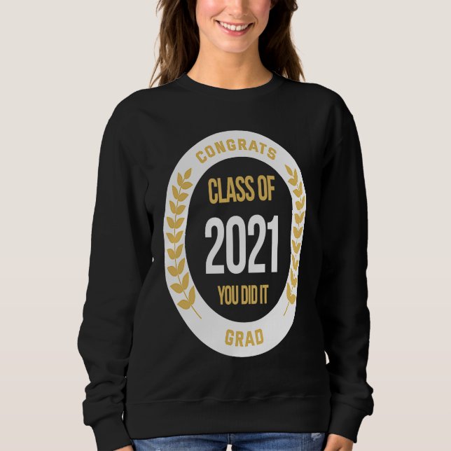 Graduation  For Her Him 2021 High School College M T Shirt (Framsida)