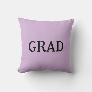 Graduation grad name purple pastel congrats 20XX n Kudde