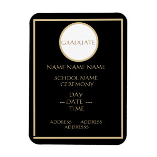 GRADUATION INBJUDAN INLÄGG MAGNET
