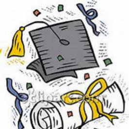 GRADUATION INSÄTT INBJUDAN MAGNET