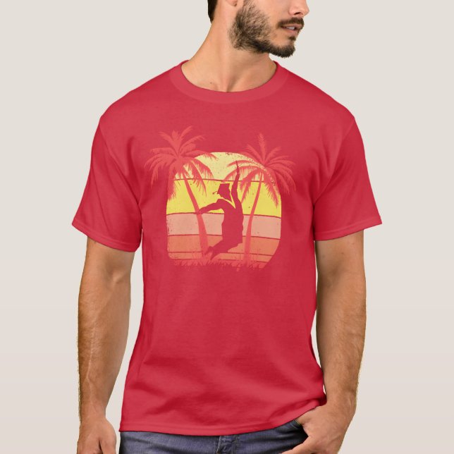 Graduation Jump Celebration Graduate Summer gift T Shirt (Framsida)