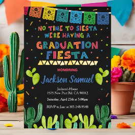 Graduation Mexican Fiesta Invitation Grad Party Inbjudningar