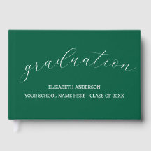 Graduation Minimalist Green