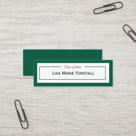 Graduation Name Card Mini Visitkort