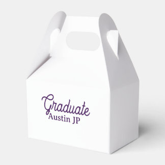 Graduation name purple simple minimal stylish call presentaskar