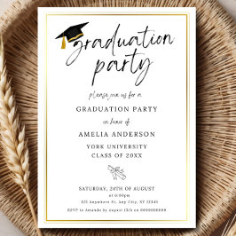 Graduation Party Invitation, Graduation Invitation Inbjudningar
