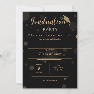Graduation Party Invitation Inbjudningar