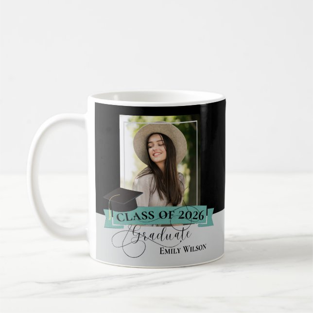 Graduation Photo Mug – Class of 2026 Kaffemugg (Vänster)