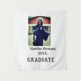 Graduation photo name year class university simple