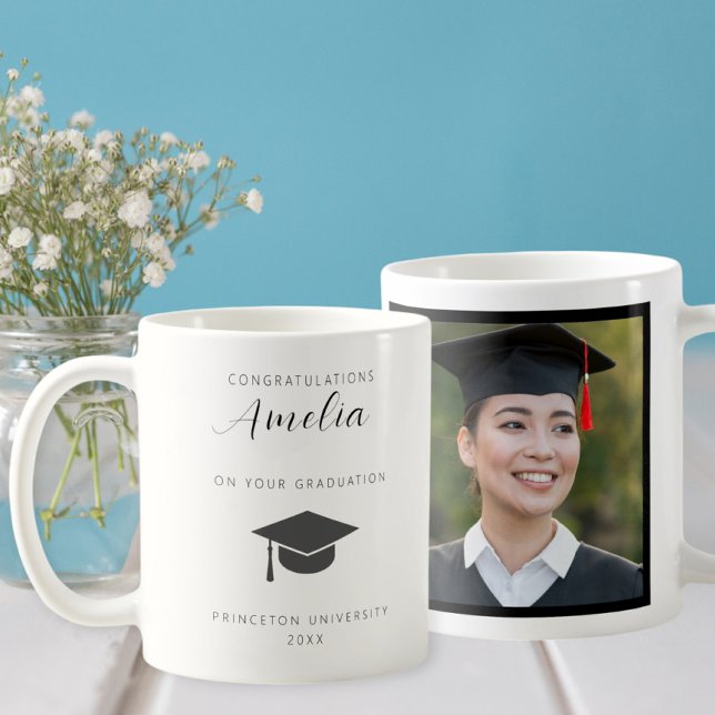 Graduation Present Congratulations Photo  Kaffemugg (Skapare uppladdad)