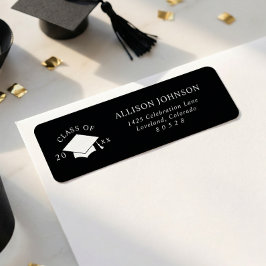 Graduation Return Address Returadress Etikett