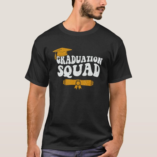 Graduation Squad Team Graduate Family Matching Gra T Shirt (Framsida)