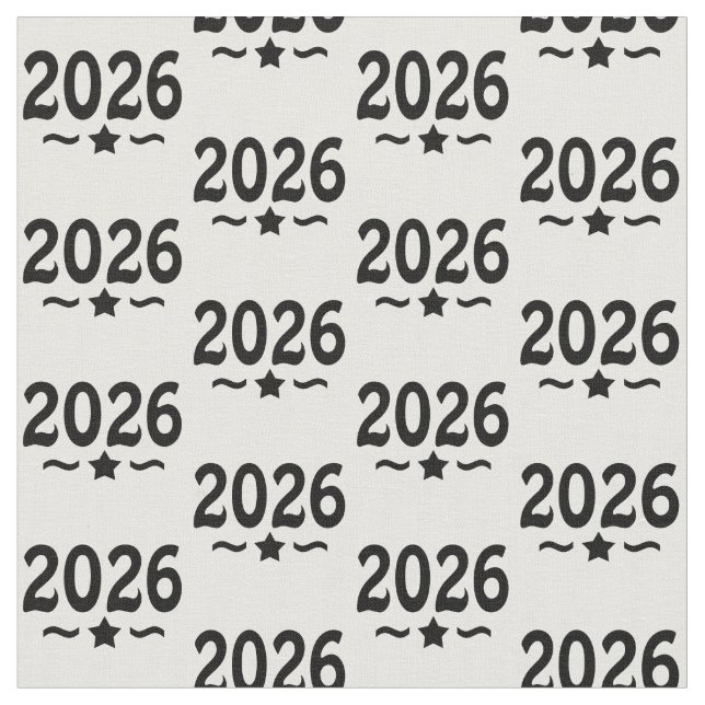 Graduation Star Class of 2026 Grad Tyg (Närbild)