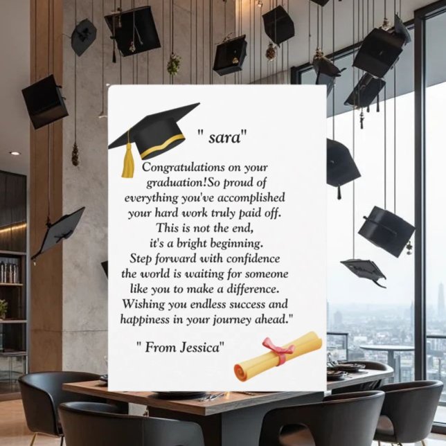  Graduation- Universal Design for all ages Inbjudningar (Skapare uppladdad)