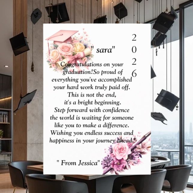  Graduation- Universal Design for all ages Inbjudningar (Skapare uppladdad)