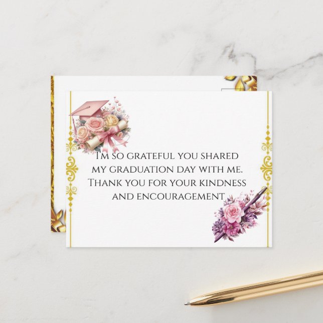  Graduation- Universal Design for all ages Vykort (Fram/Back In Situ)