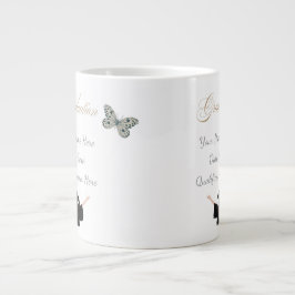 Graduation with Custom Name Date and Qualification Jumbo Mugg