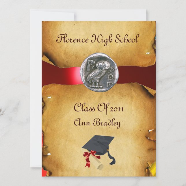 GRADUATIONSBILD MALL SILVER OWL (Framsida)