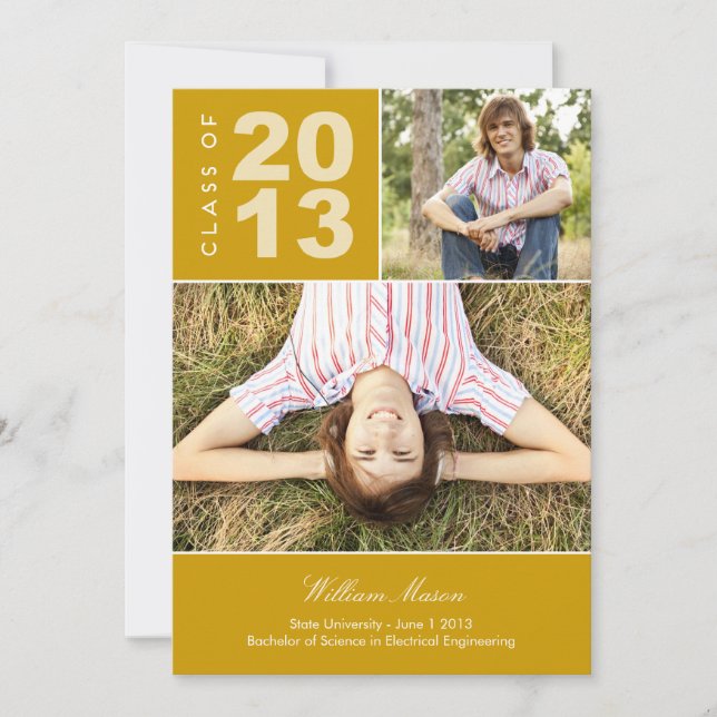 Graduationshälsning Så Stolt Inbjudningar (Framsida)