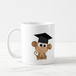 Graduerande apa kaffemugg