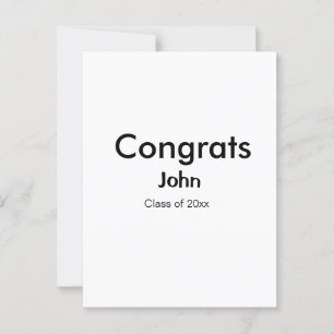 graduerande pojke lägg till namn gratulerar datum vykort