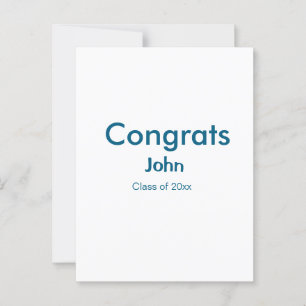 graduerande pojke lägg till namn gratulerar datum  vykort