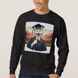 Graduerande varg lång ärmad tröja