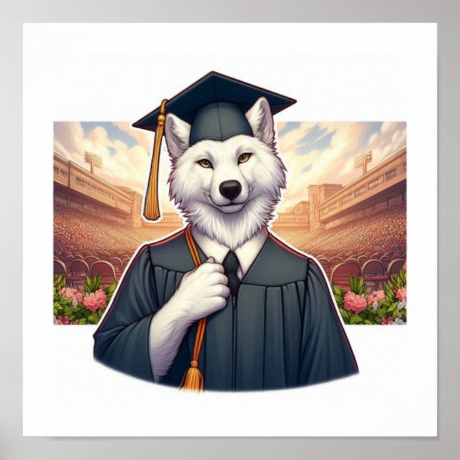 Graduerande varg poster (Framsidan)