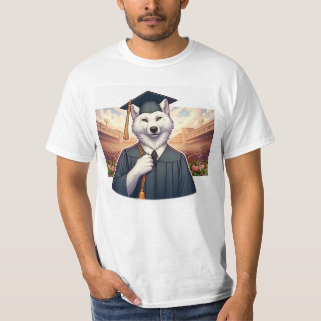 Graduerande varg t shirt (Framsida)