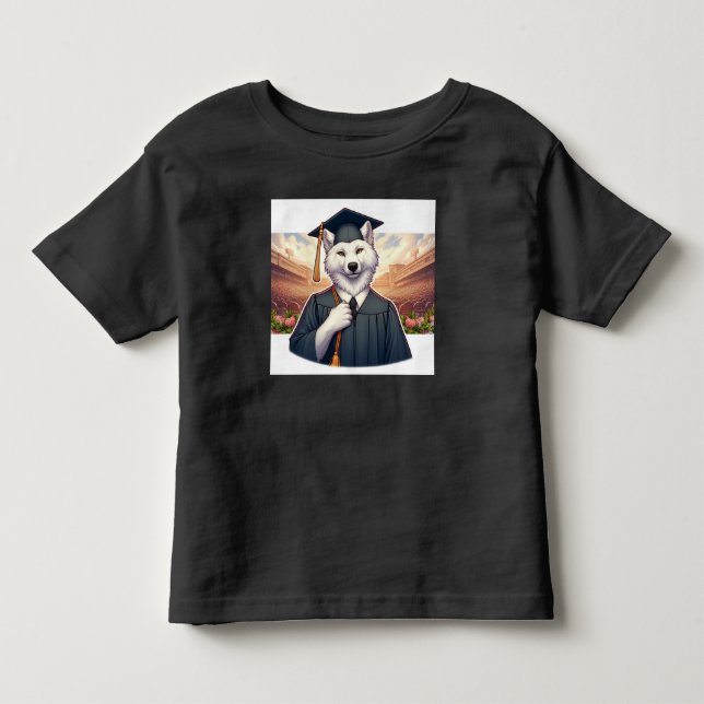 Graduerande varg t shirt (Framsida)