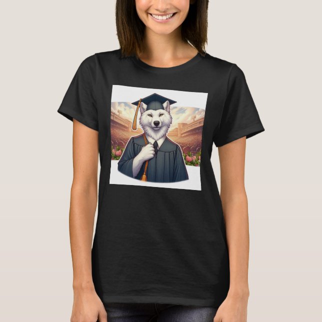 Graduerande varg t shirt (Framsida)