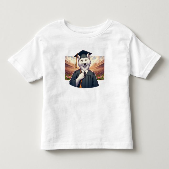 Graduerande varg t shirt (Framsida)