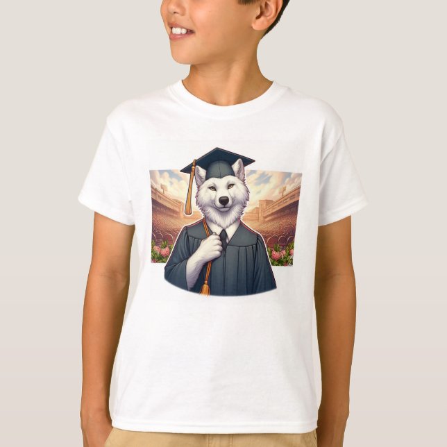 Graduerande varg t shirt (Framsida)