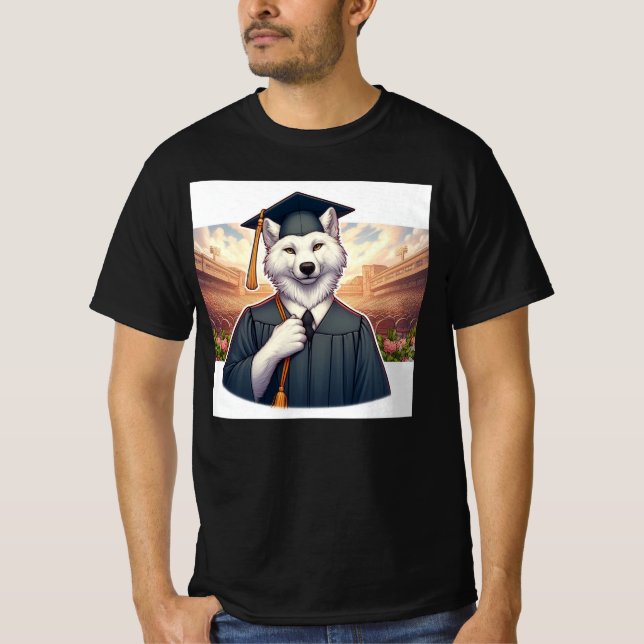 Graduerande varg t shirt (Framsida)