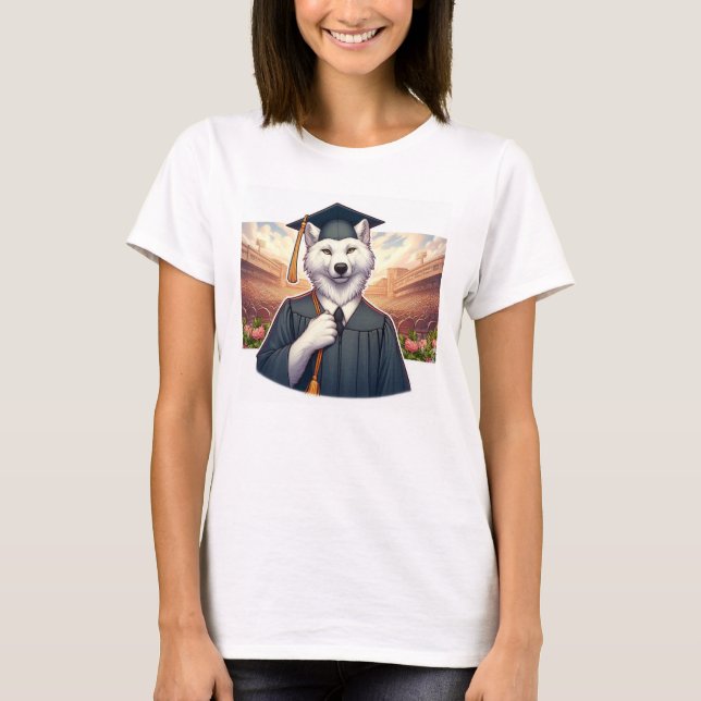 Graduerande varg t shirt (Framsida)