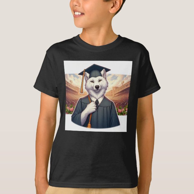 Graduerande varg t shirt (Framsida)
