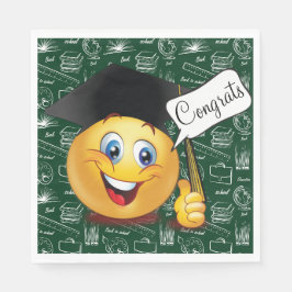 Graduerings Gratulations Pappersservett