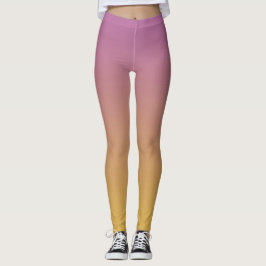 Gradvis Lila & Guld Leggings