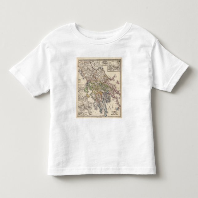 Graecia Epirus, postar bellaen Persien T Shirt (Framsida)